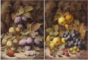 Still Life Of Fruit by Oliver Clare