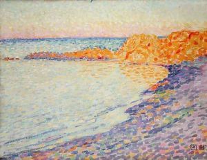 Petit Plage, Saint Tropez, 1897 by Theo van Rysselberghe
