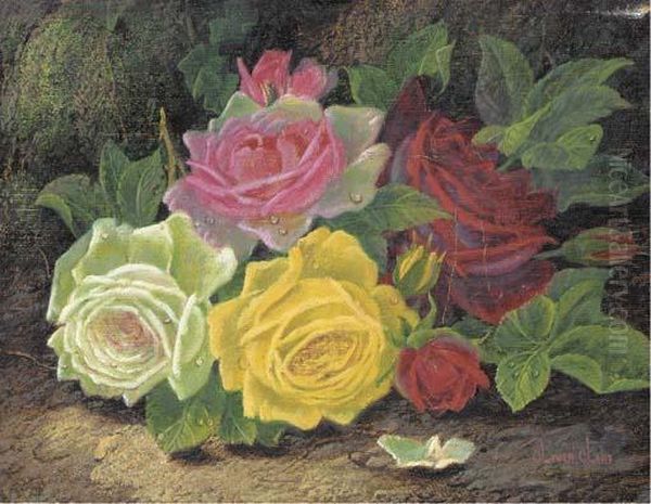 Roses On A Forest Floor - view 1