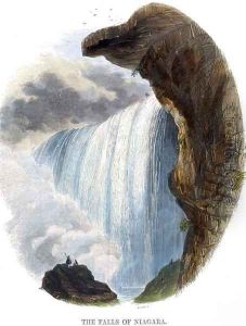 The Falls of Niagara, from Phenomena of Nature, 1849 by Josiah Wood Whymper
