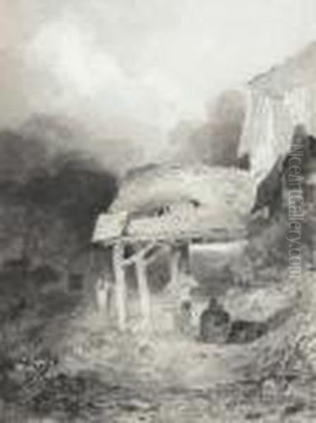 A Study Of Farm Buildings - view 1