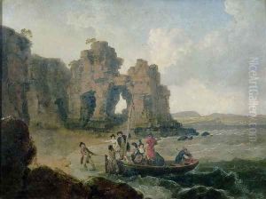 Castle Rock Flatholm Island Bristol Channel Castle Rock Flatholm Island Bristol Channel