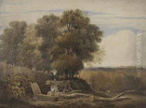 Woodcutters In Windsor Forest by David I Cox