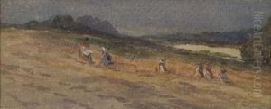Landscape With Peasants In A Field Landscape With Peasants In A Field