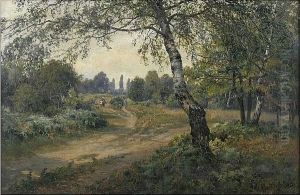The Fringe Of The Common, Chislehurst by Alfred de Breanski