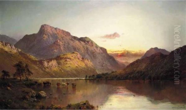 The Evening Glow, Ben Lomond - view 1