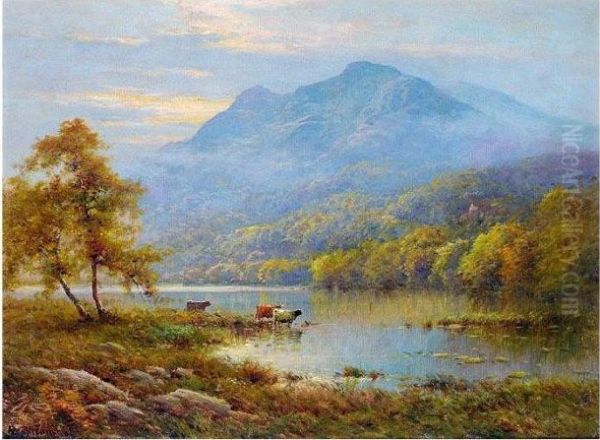 Dawn, Loch Achray - view 1