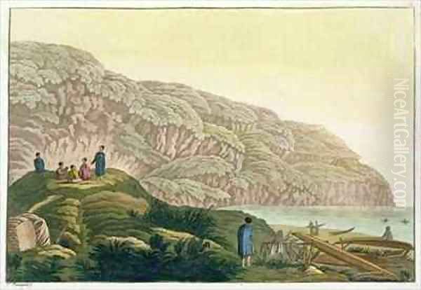 Captain Cook 1728-79 in Alaska during his voyage - view 1