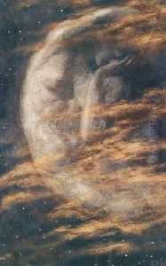 Weary Moon by Edward Robert Hughes R.W.S.