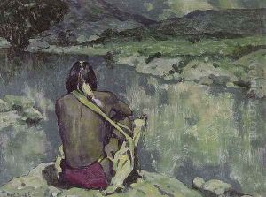 Moonlight Meditation by Eanger Irving Couse