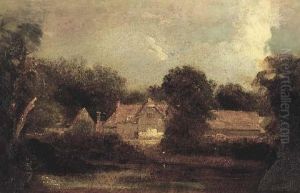 Landscape With Farm Buildings by Peter de Wint