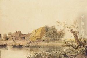 Building The Hayrick by Peter de Wint