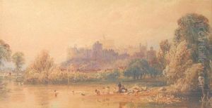 Evening At Windsor Castle by Peter de Wint