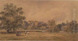 Working The Fields by Peter de Wint