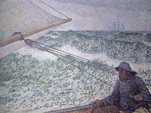 Steersman by Theo van Rysselberghe