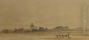 Crowland Abbey, Lincolnshire by Peter de Wint