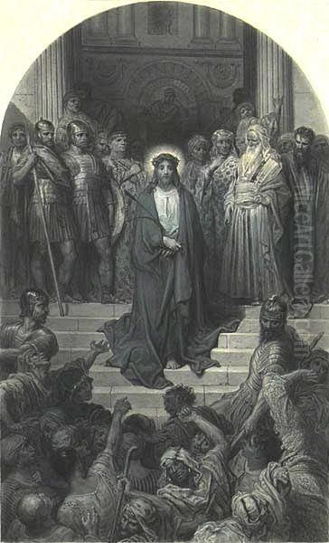 Illustration: Christ Before The Multitude. - view 1