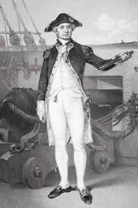 Portrait of John Paul Jones (1742-92) by Alonzo Chappel