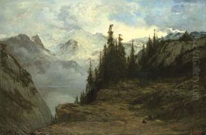 Paysage Des Alpes by Gustave Dore