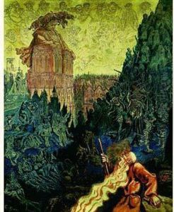 Etude Pour Le Juif Errant Et Gargantua by Gustave Dore