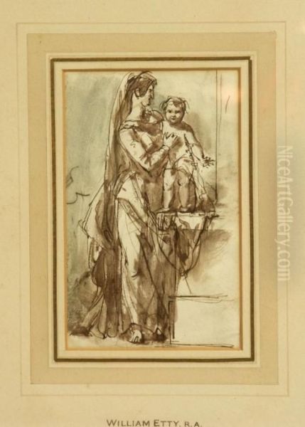 1789/ -cleopatra And Maid - view 1