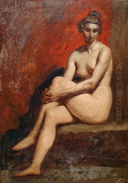 Portrait Of A Seated Nude Lady - view 1