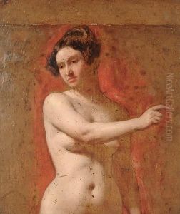 Study Of A Female Nude, Half Length