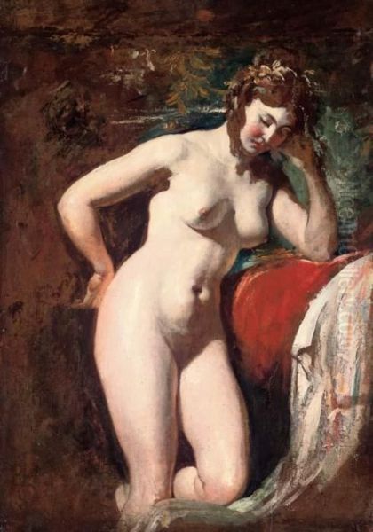 Study Of A Female Nude - Contemplation - view 1
