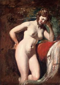 Study Of A Female Nude - Contemplation