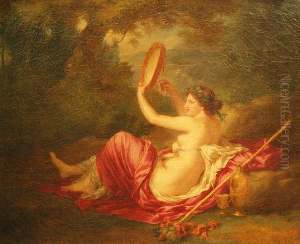 Maenad Playing A Tambourine - view 1