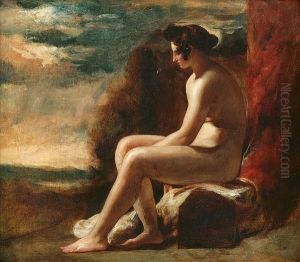 Seated Nude In A Landscape
