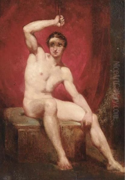 A Male Nude Study - view 1