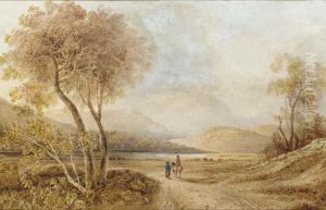 Near Cadar Idris, North Wales by Anthony Vandyke Copley Fielding
