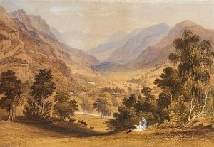 Figures In A Highland Landscape