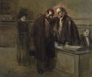 Der Verurteilte. by Jean-Louis Forain