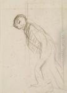 Man Walking Through A Doorway by Jean-Louis Forain