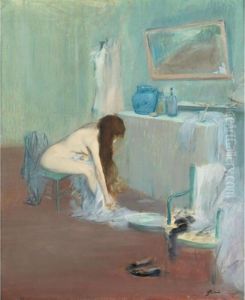 Femme A Sa Toilette by Jean-Louis Forain