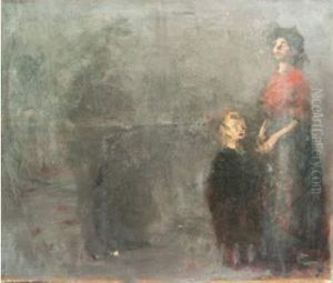 Jeune Bohemienne Et Son Frere