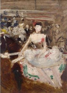 Woman Riding Side-saddle by Jean-Louis Forain
