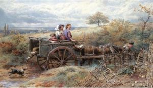 Going To Market by Myles Birket Foster