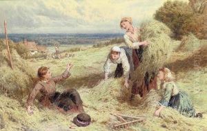 The Young Harvesters by Myles Birket Foster