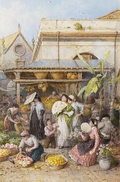 A Market Place, Spain - view 1