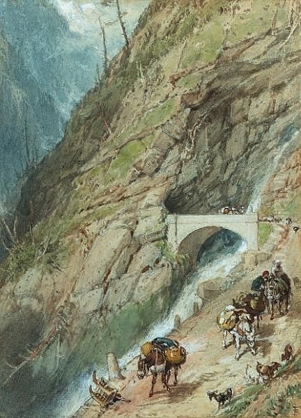 Crossing An Alpine Pass - view 1