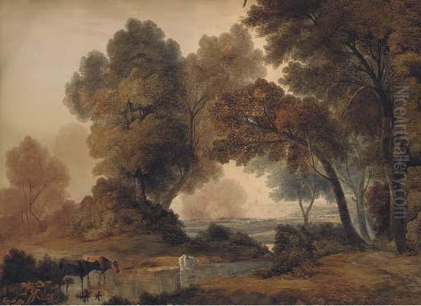 Cattle Grazing In An Extensive Landscape - view 1
