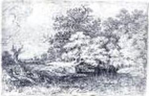 An Album Of Landscape Drawings by John Glover