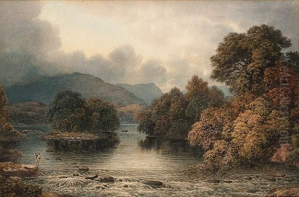Fishing The Weir Pool - view 1