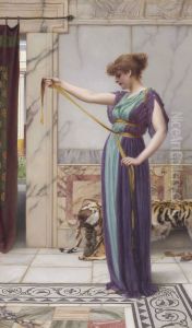 A Pompeian Lady by John William Godward