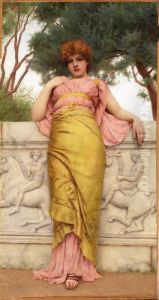 In Expectation by John William Godward