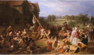 Die Aufrichtung Des Maibaums / Die Aufrichtung Des Maibaums /