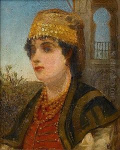 Portrait Of A Druze Woman